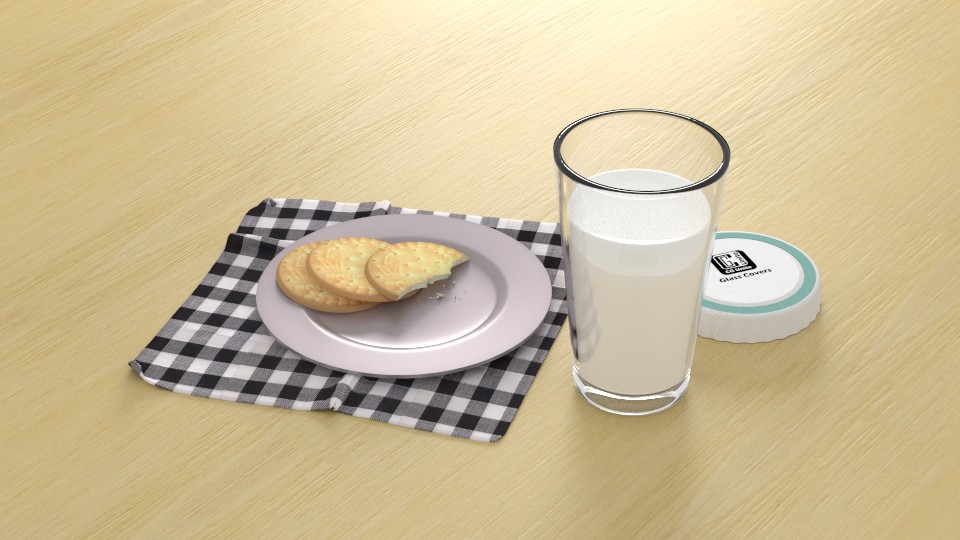 Milk and biscuits preview image 1